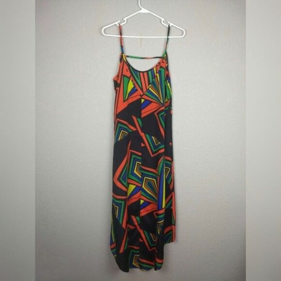 Ark & Co. Geo Print High Low Dress Small - Picture 5 of 13
